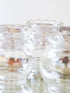 Wavy Clear Glass Container - Pack of 50
